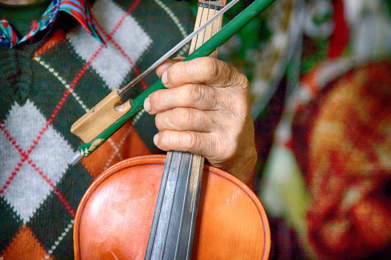 Maramures folk fiddler