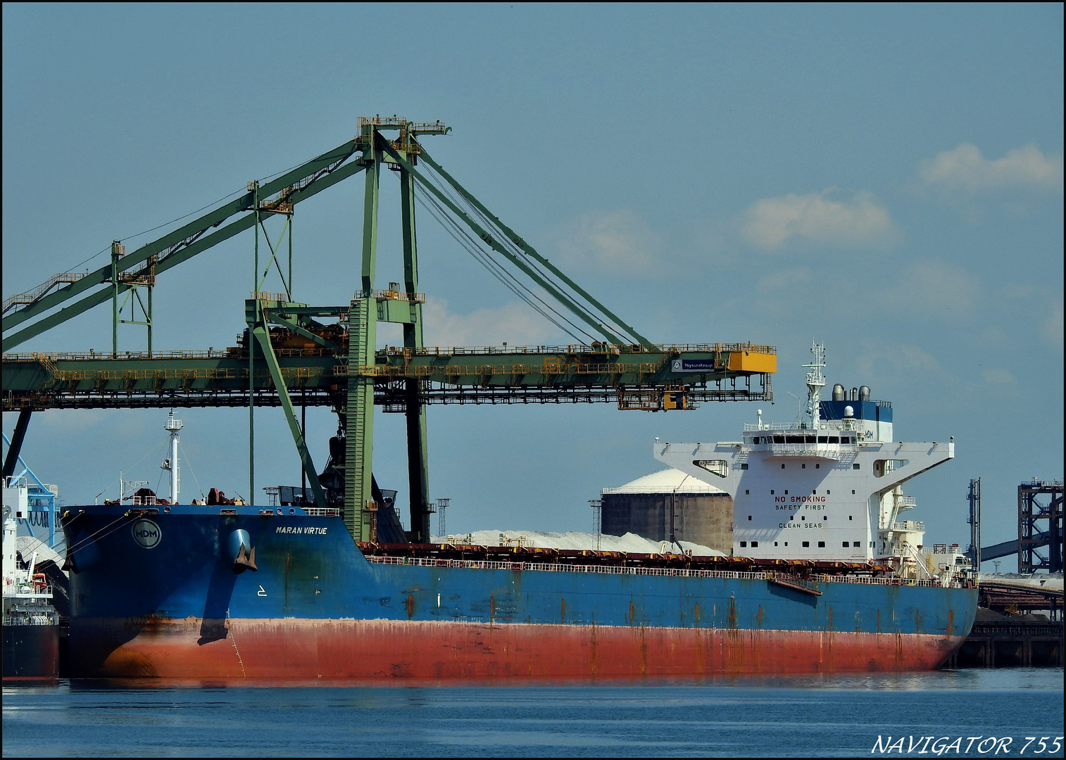 " MARAN VIRTURE " Orebulk Carrier, Rotterdam.