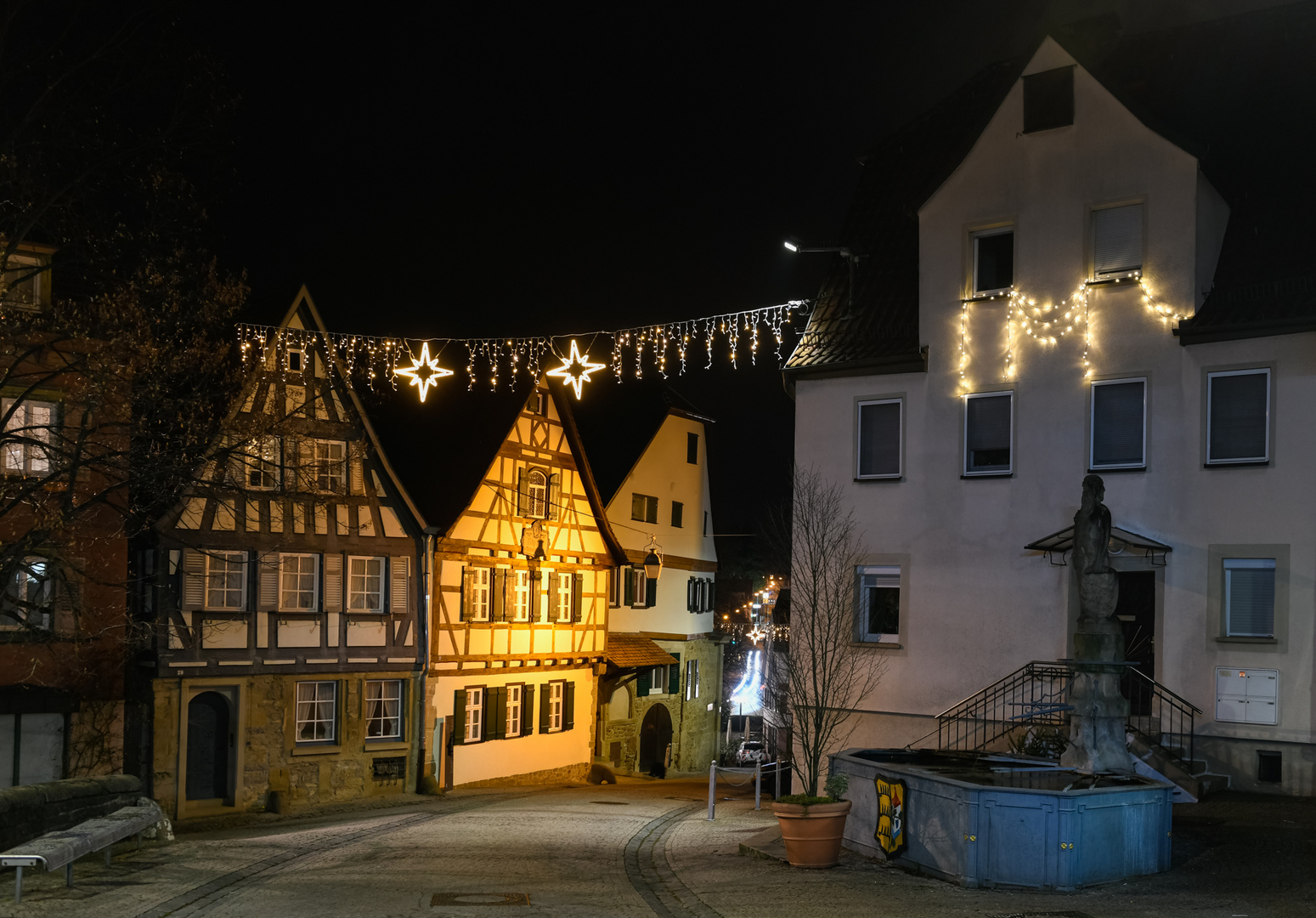 Marbach am Neckar zur Weihnachtszeit ...