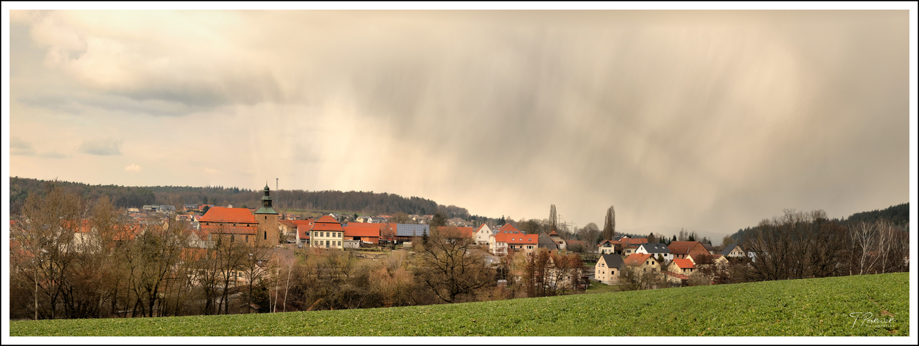 Marbach im Regen