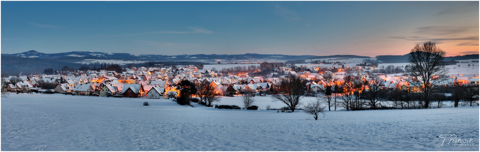 Marbacher Panorama - nachgearbeitet