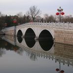 Marble bridge in Spring Festival time