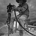 Marble worker