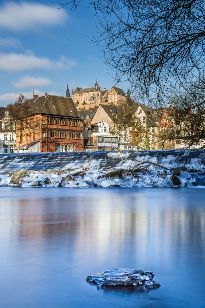 Marburg an der Lahn Foto & Bild kalt, winter, eis Bilder auf