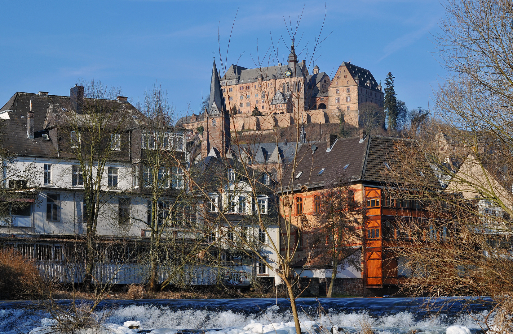 Marburg bei -7 Grad