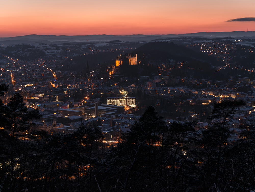 Marburg bei Nacht