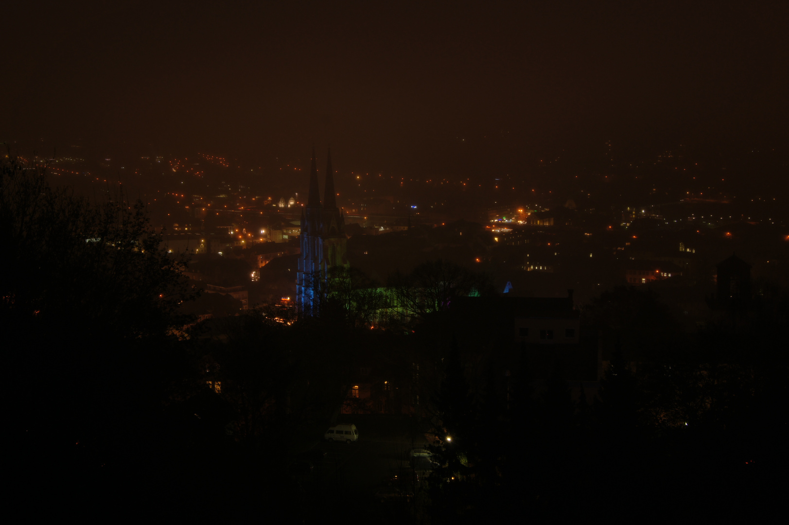 Marburg bei Nacht