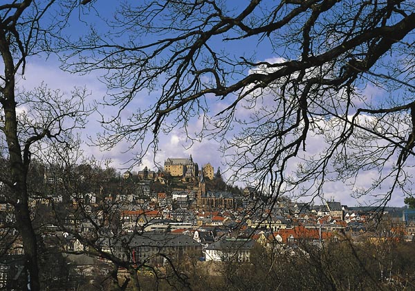 Marburg - Blick auf das Landgrafenschloß