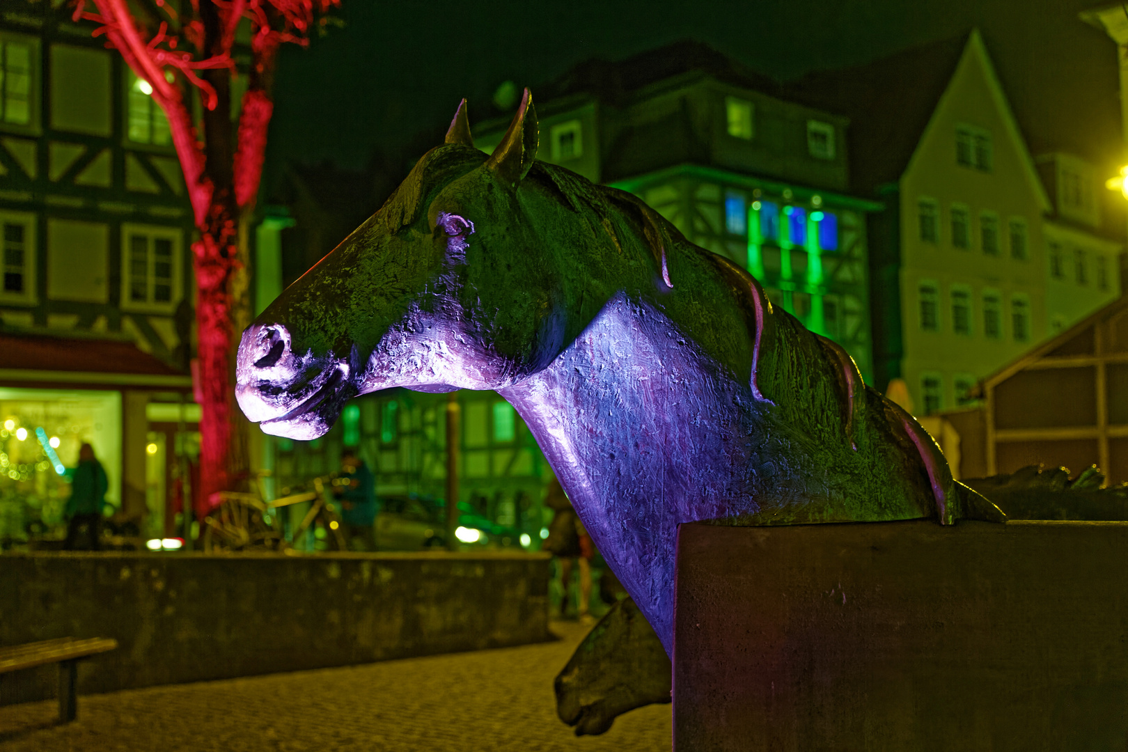 Marburg b(u)y night Foto & Bild licht, available light, nachtaufnahme