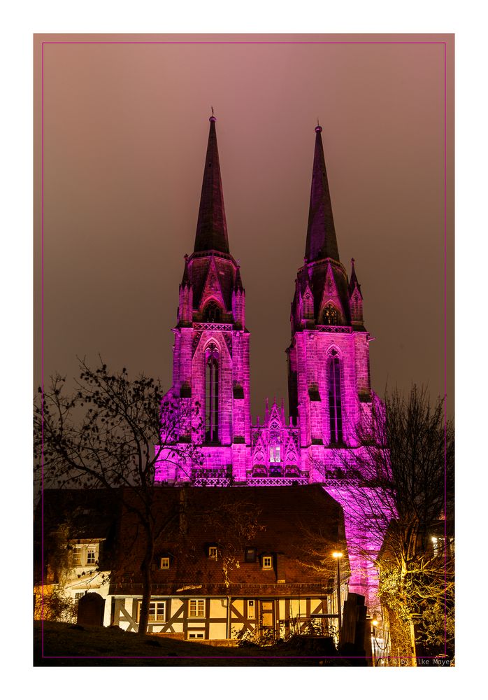 Marburg b(u)y Night Elisabethkirche