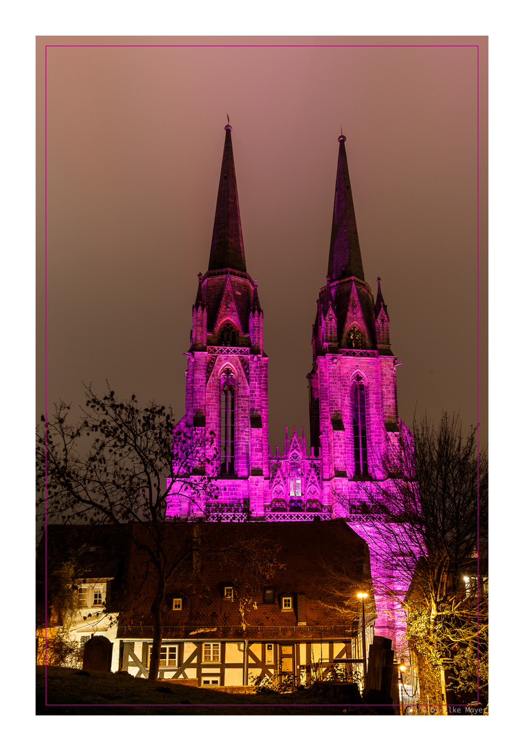 Marburg b(u)y Night Elisabethkirche