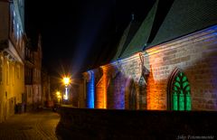 Marburg b(u)y night - Pfarrkirche St.Marien außen