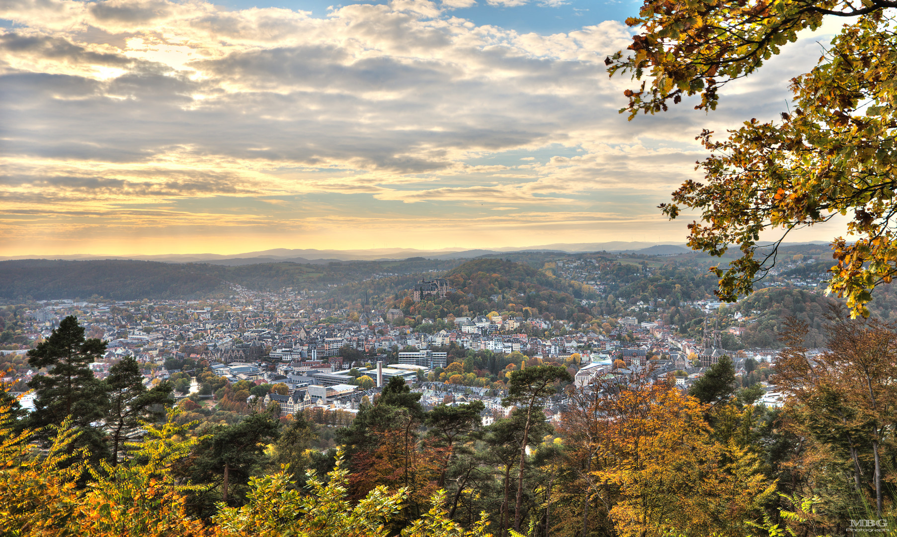 Marburg im Herbstkleid