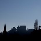 Marburg Landgrafenschloss Silhouette