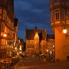 Marburg Marktplatz am Abend