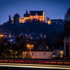 Marburg: Stadtansicht zur Blauen Stunde