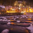 Marburg - Winterliches Lahnwehr