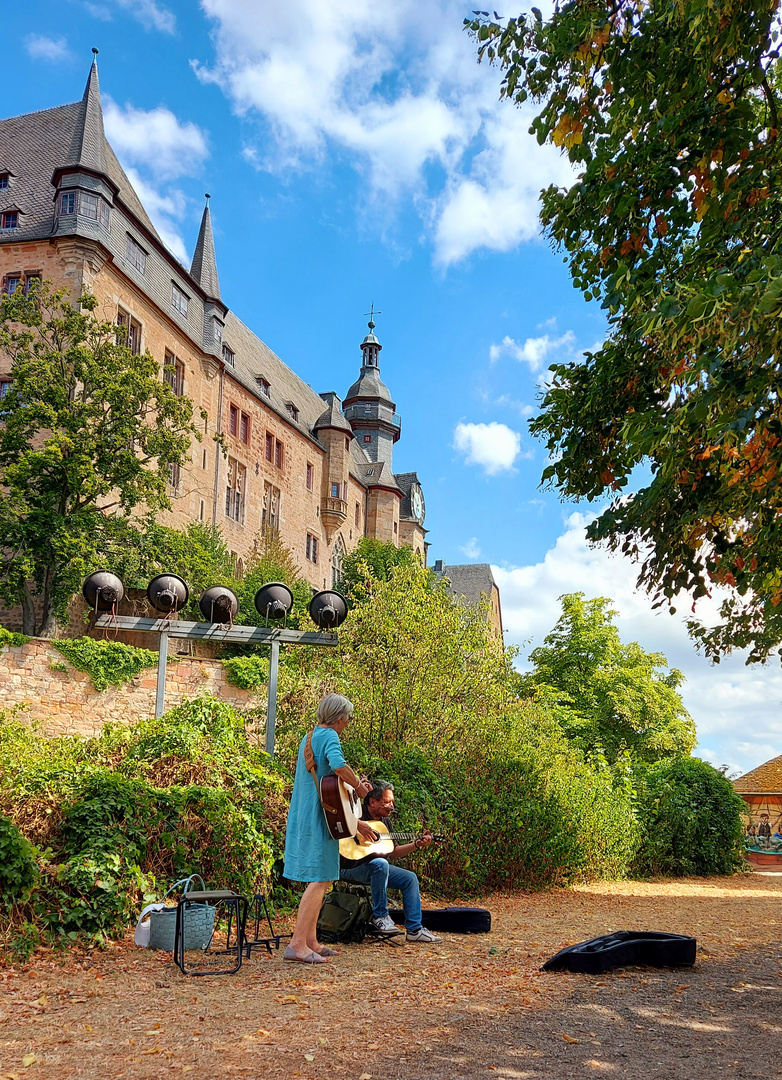 Marburger Landgrafenschloss und Bob Dylan im Ohr