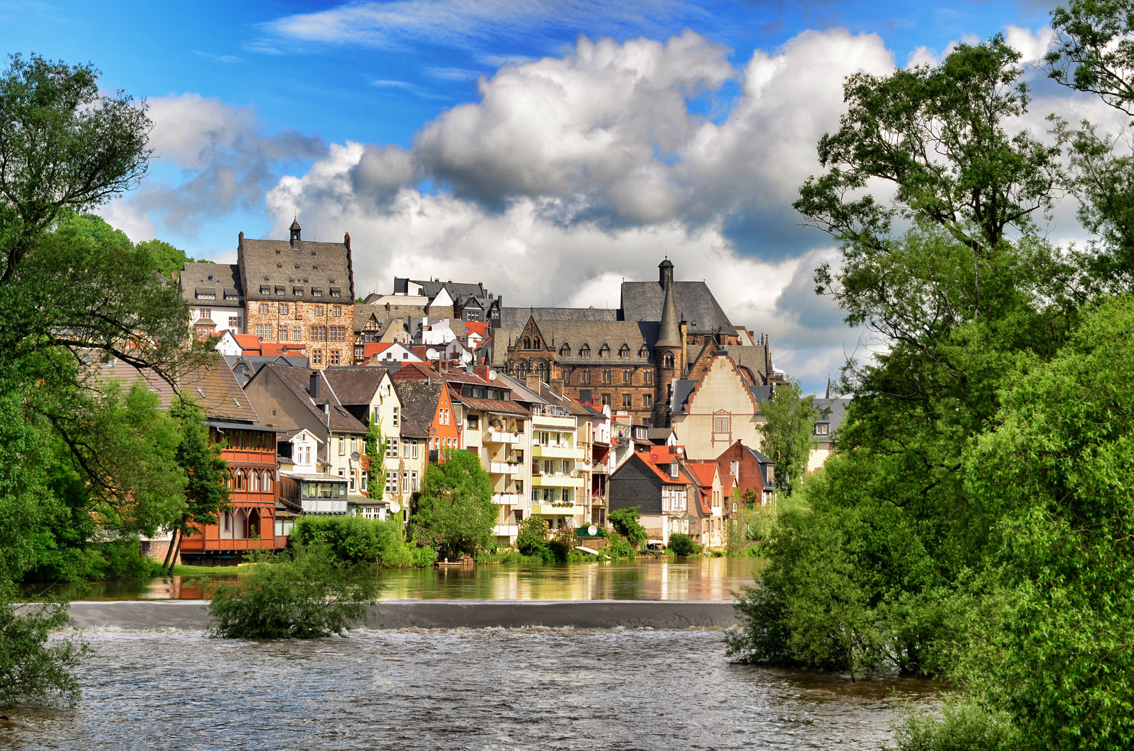 Marburger Oberstadt an der Lahn