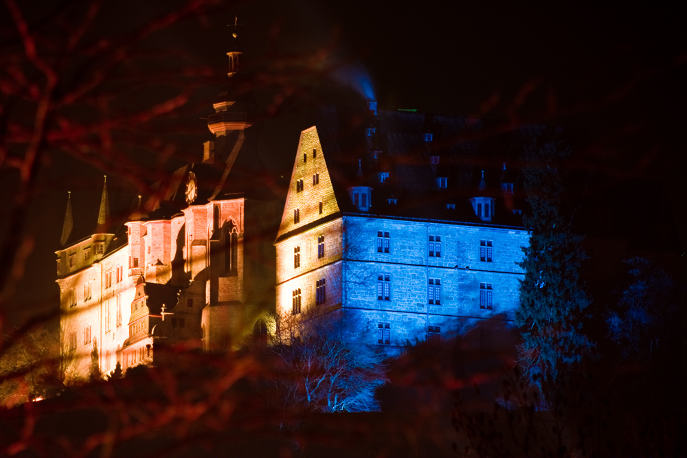 Marburger Schloß - Marburg b(u)y night 2008