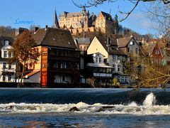 Marburger Schloss mit Wehr