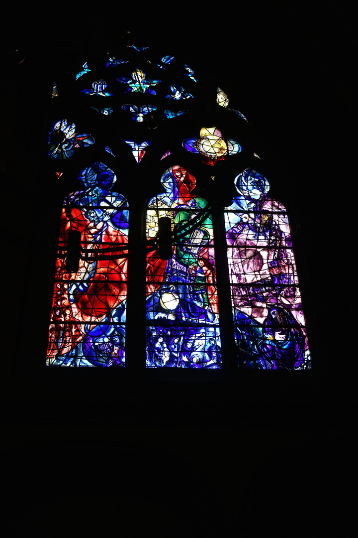 Marc Chagall Fenster Cathédrale St-Ètienne