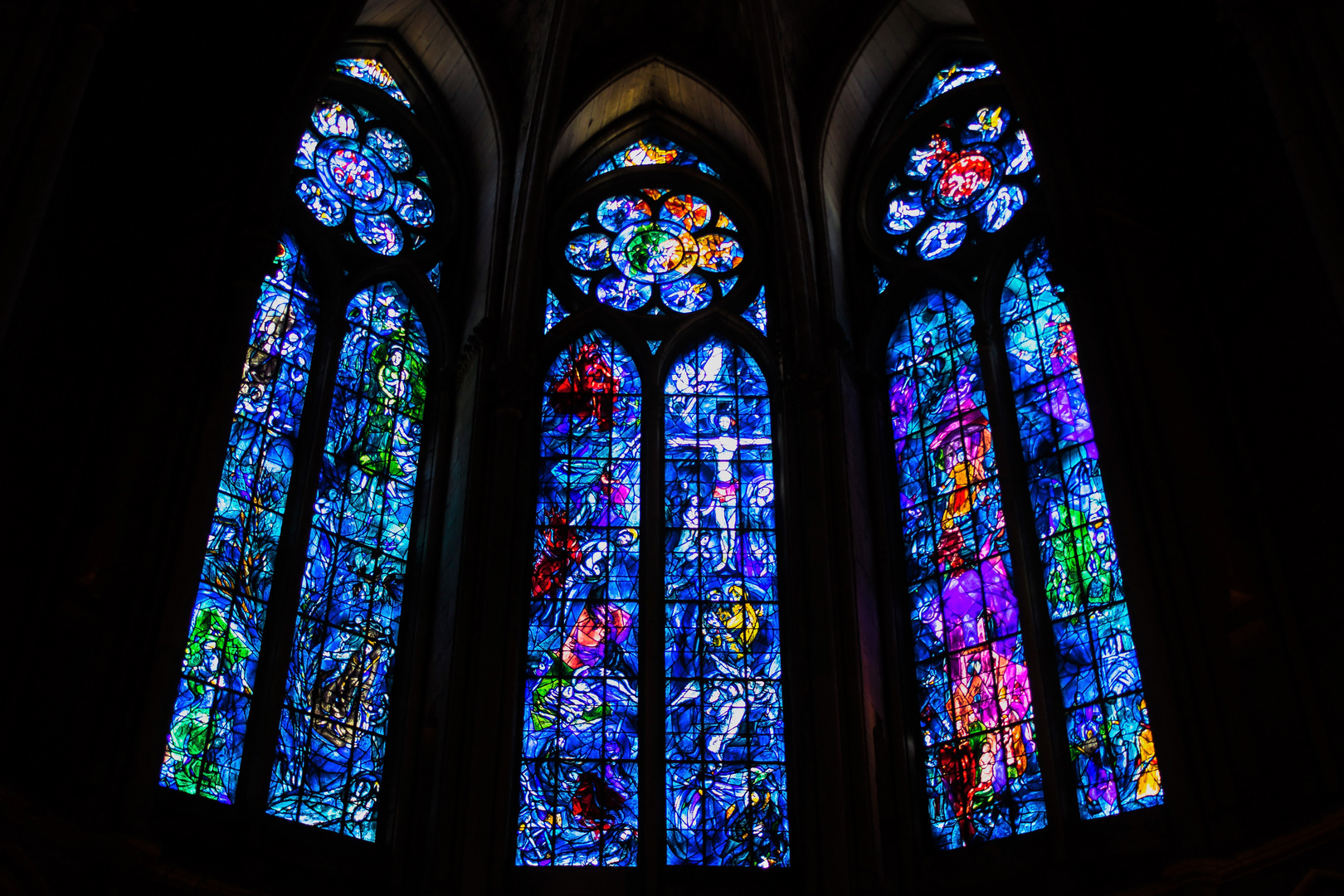Marc ChagallFenster in der Kathedrale von Reims Foto
