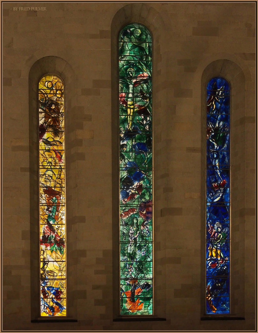 Marc Chagall Kirchenfenster in Zürich