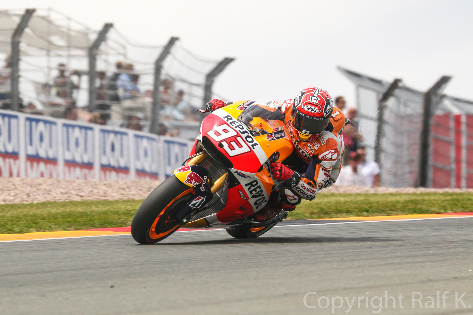 Marc Márquez @ Hotlap MotoGP on Sachsenring 11.07.2015