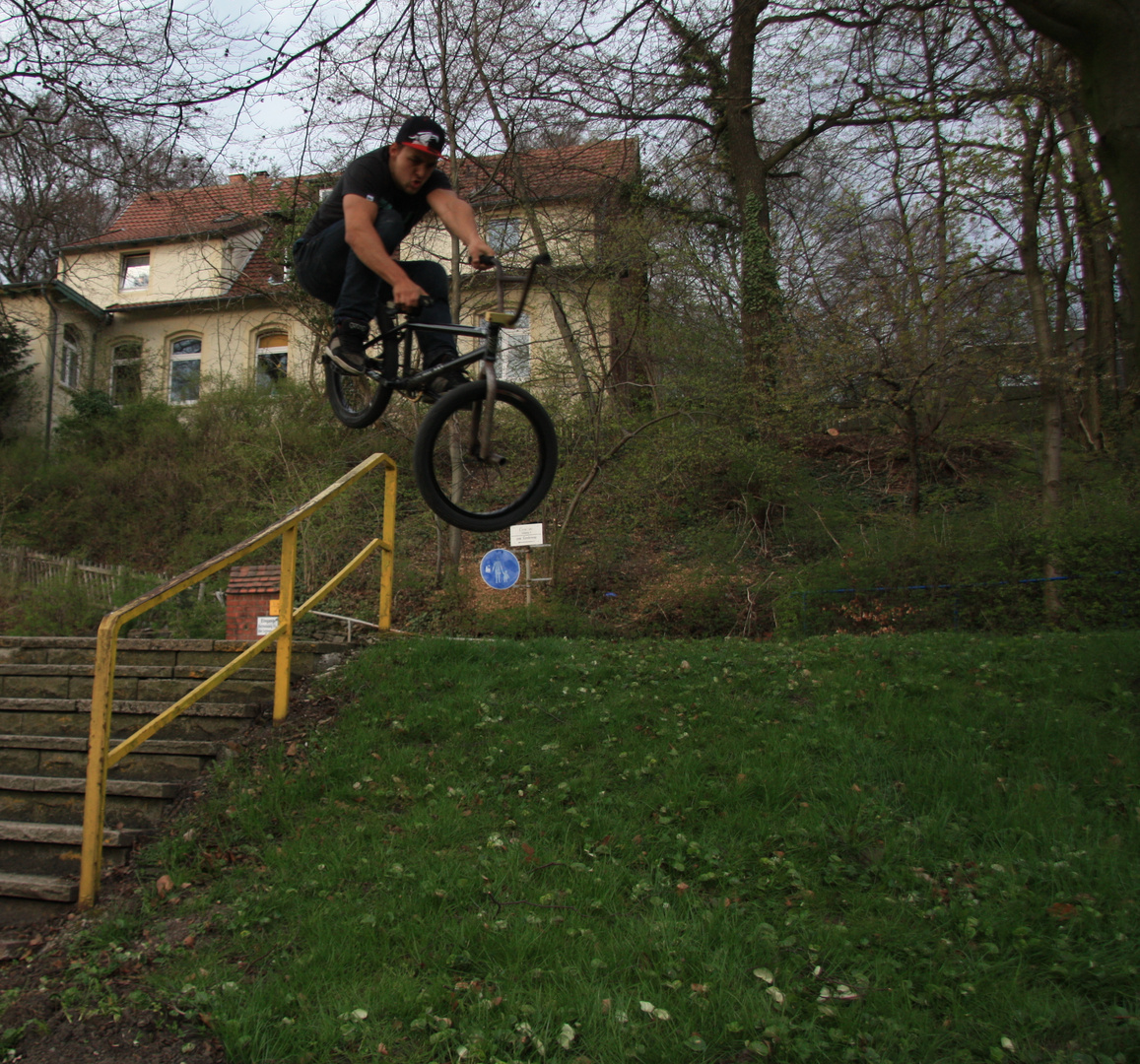 Marc Remmert Toboggan over Rail