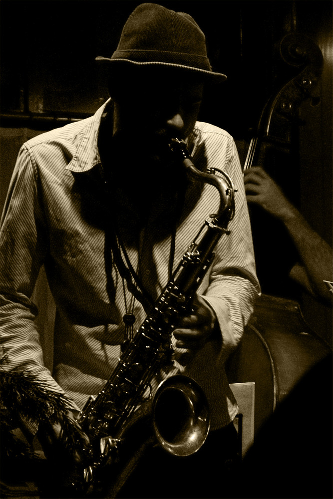 Marcel on the tenorsax