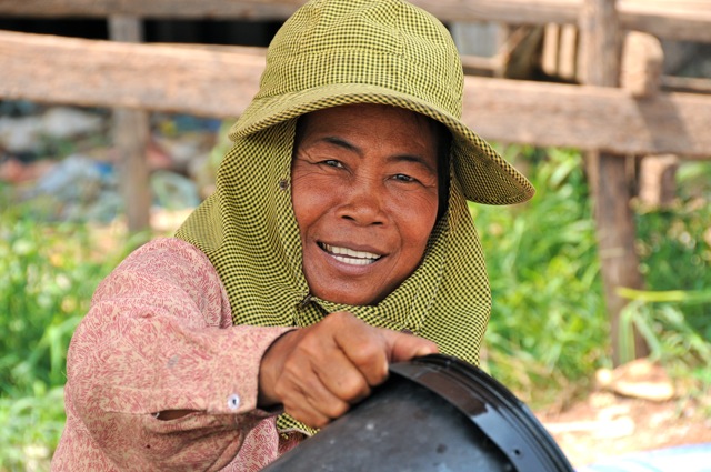 Marchande du Cambodge