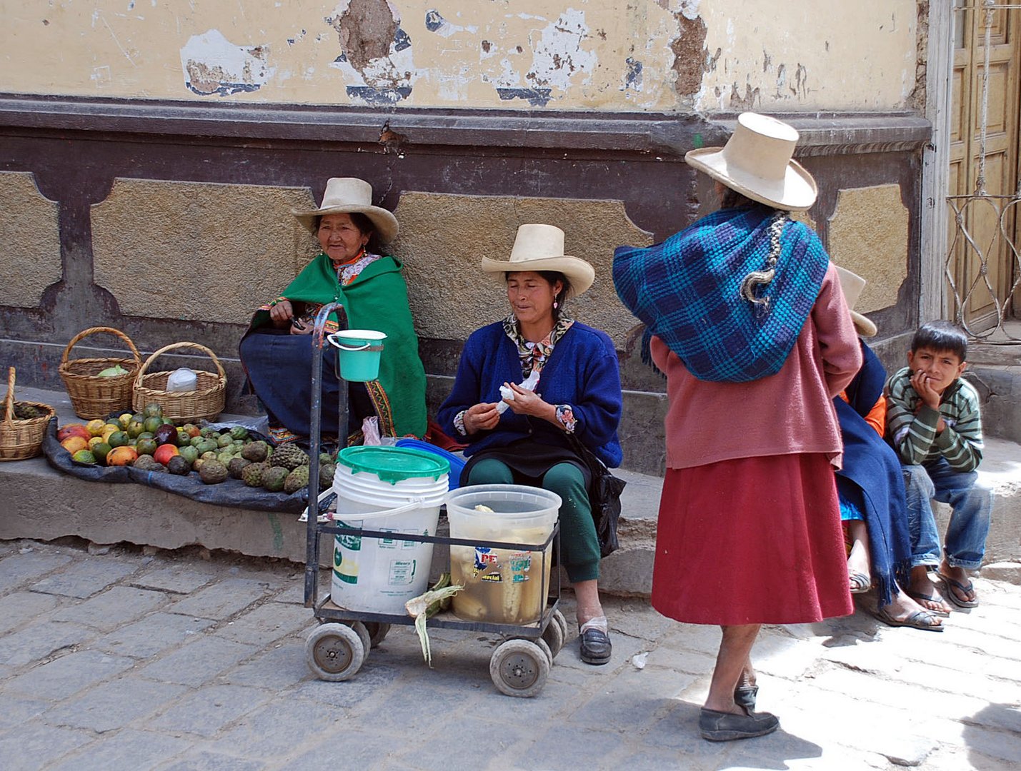 marchandes de fruits à Otuzco