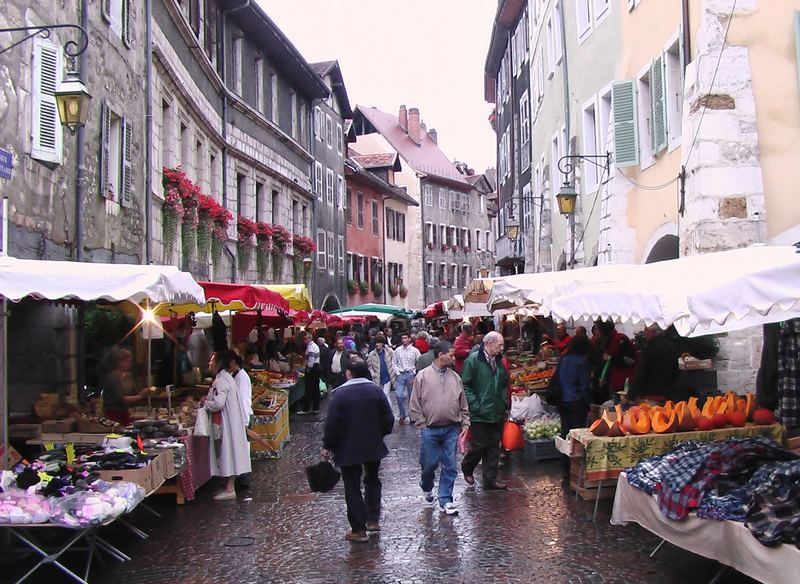 Marché à Annecy