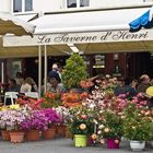 Marché aux fleurs à Nérac (Lot-et-Garonne)   --  Blumenmarkt in Nérac