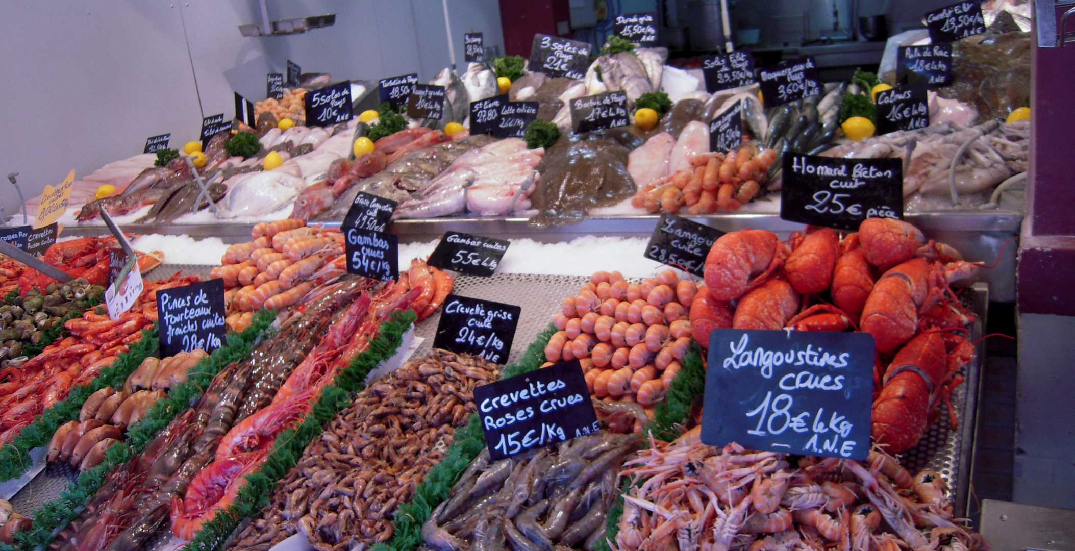 Marché aux poissons à Trouville