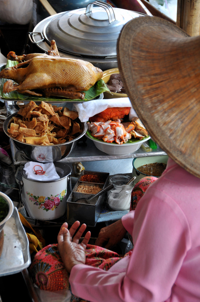 Marché flottant... Bangkok