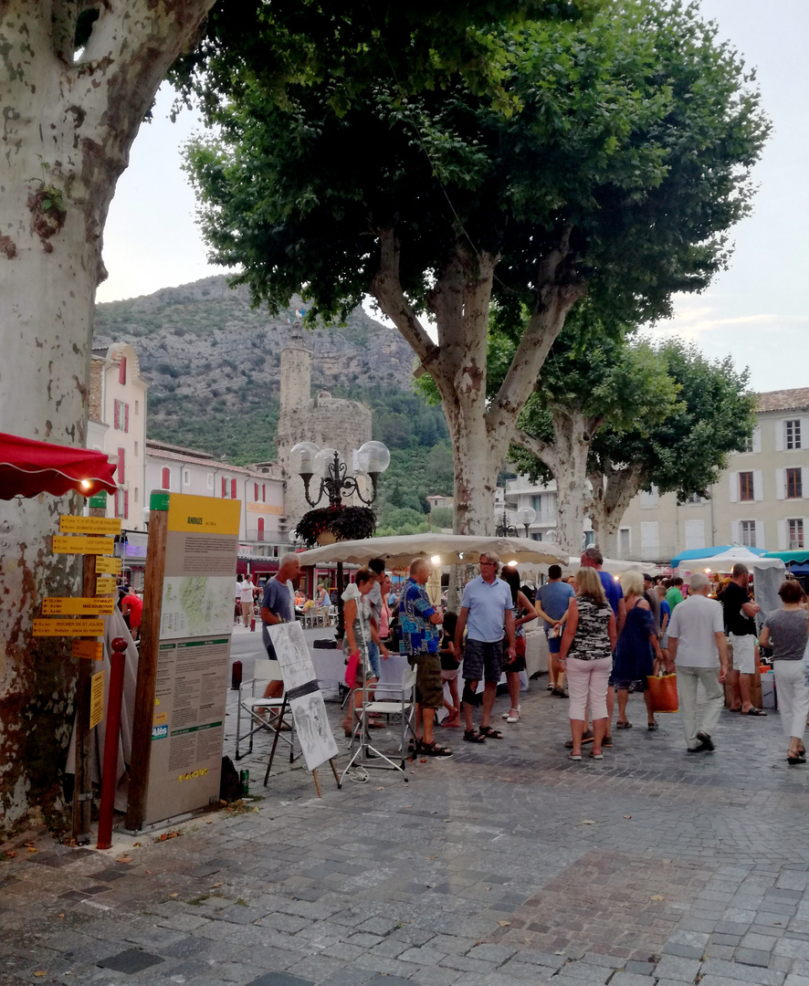 Marché nocturne - Anduze