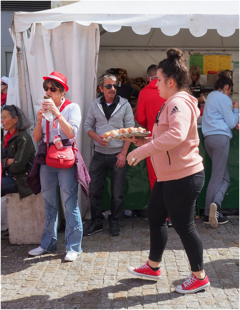 Marcher sur des œufs pour les transporter…