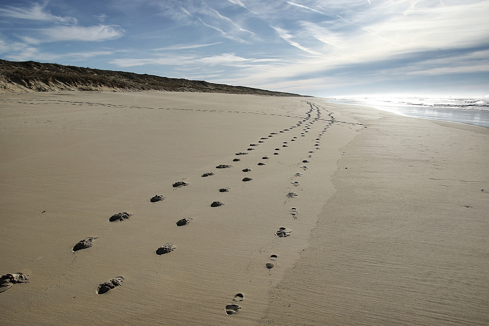 marcher sur le sable !