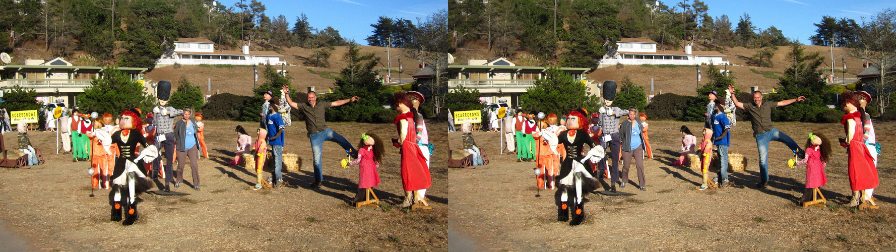 marching with the scarecrows