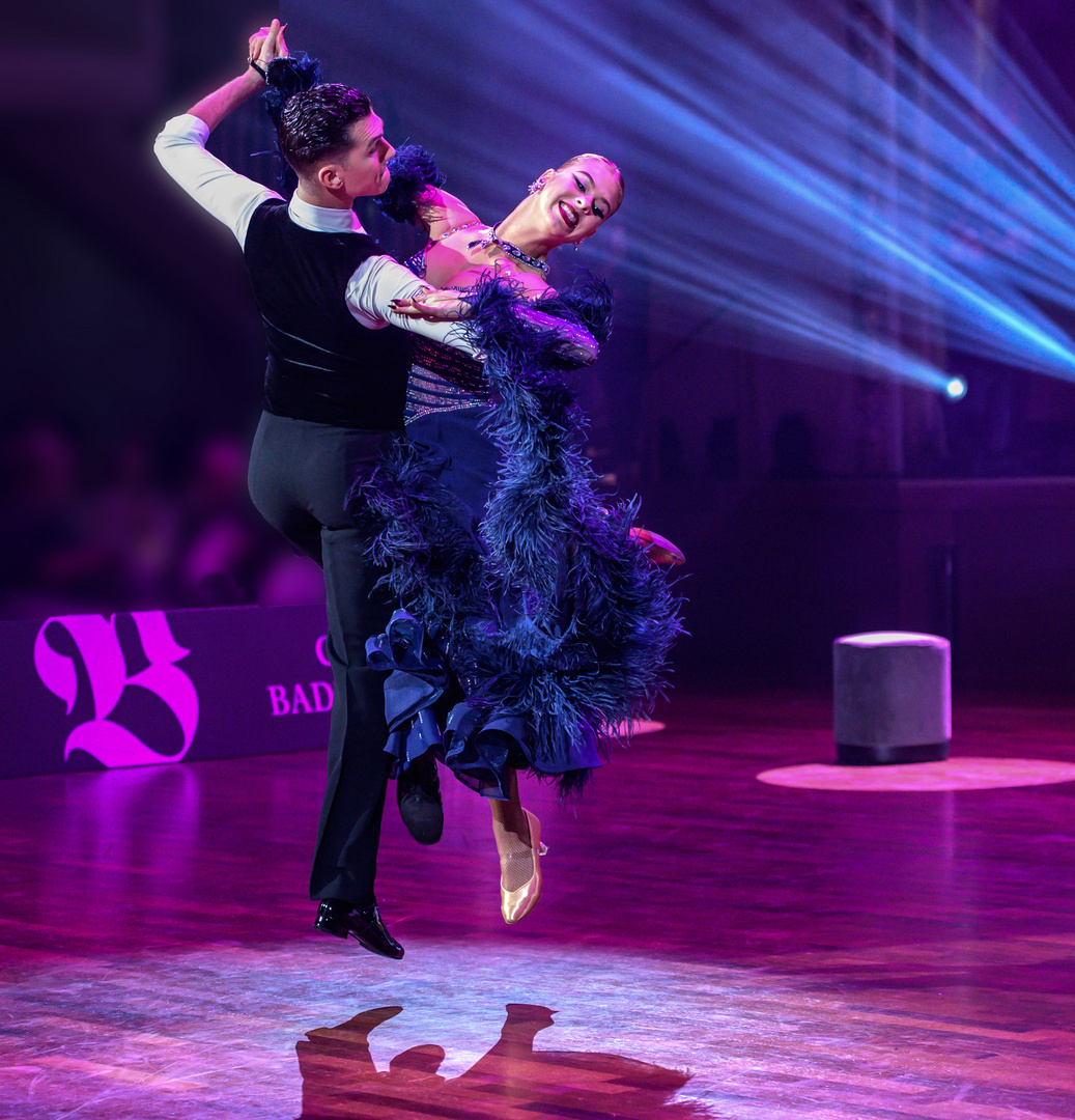 Marco Bodini&Kristina Charitonovaite beim Quickstep