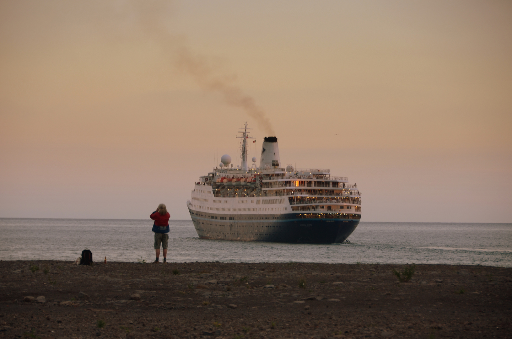 Marco Polo läuft aus Funchal aus