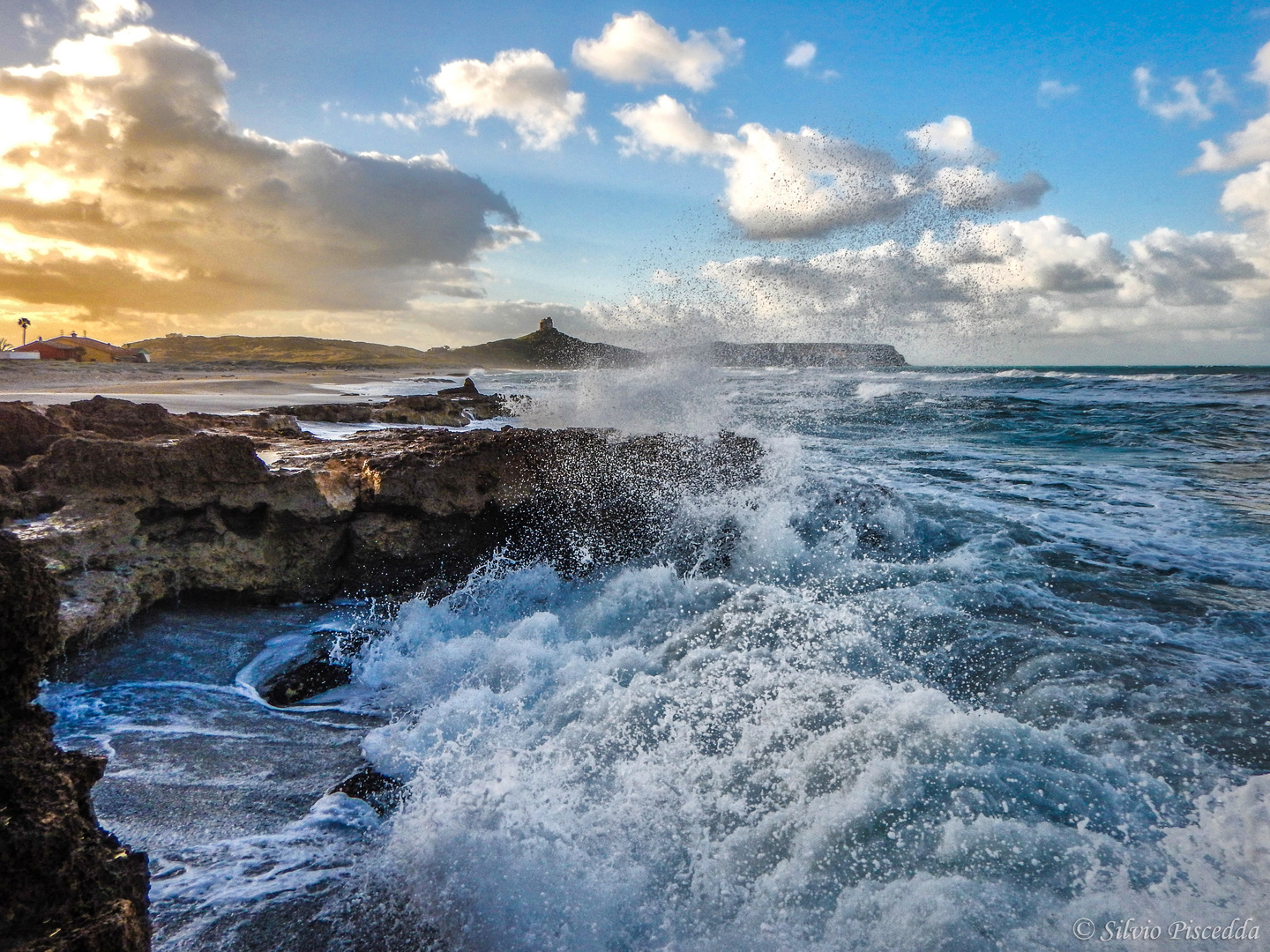 Mare agitato a San Giovanni di Sinis