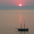 Mare al tramonto in Calabria