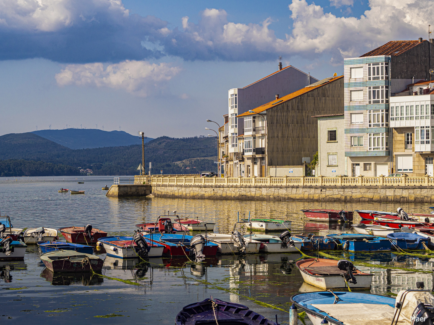 Marea alta . Carril. Galicia.