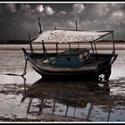 Marea baja y tormenta