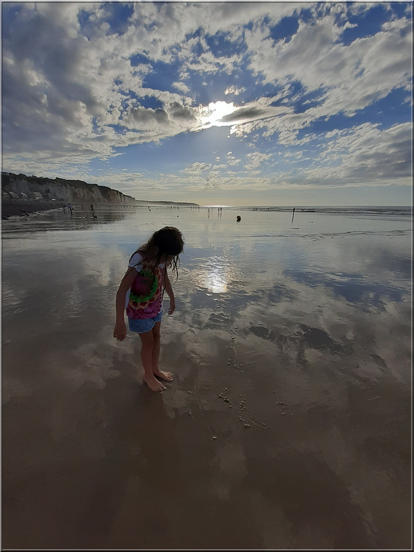 ..Marée basse à Dieppe..