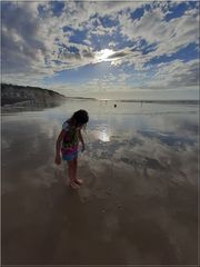 ..Marée basse à Dieppe..