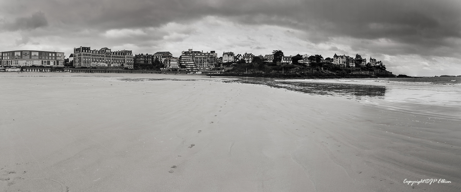 Marée basse à Dinard